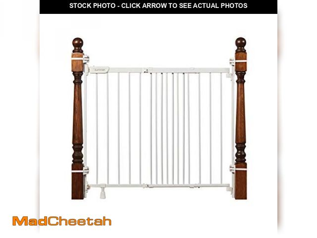 Lot 74-12396968 - Summer Infant Metal Banister &amp; Stair Safety Pet and Baby Gate,31'-46' Wide, 32.5' Tall, Install ...