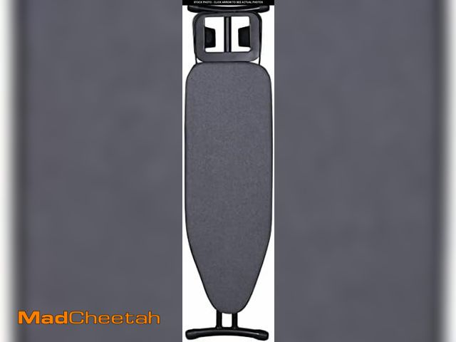 Lot 74-12486601 - 13"x38" Ironing Board with Heat Resistant Cover and Thicken Felt Pad, Folding Adjustable Height Larg...