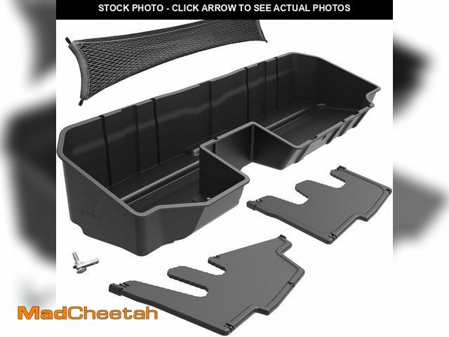 Lot 74-14291321 - Tyger Auto Rear Under Seat Storage Box Compatible with 2019-2026 Chevy Silverado GMC Sierra 1500; 20...