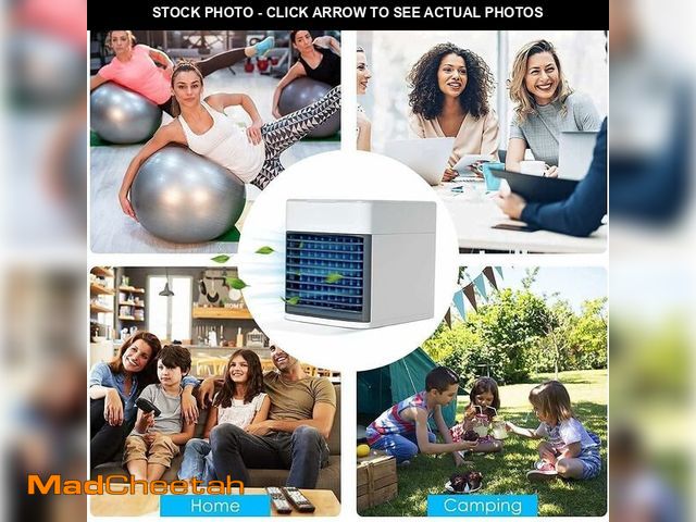 Lot 74-12457963 - Portable Air Conditioner, Mini Personal Ice Cooling Air Cooler with 2 Ice Blocks,3 Speeds Small Fan ...