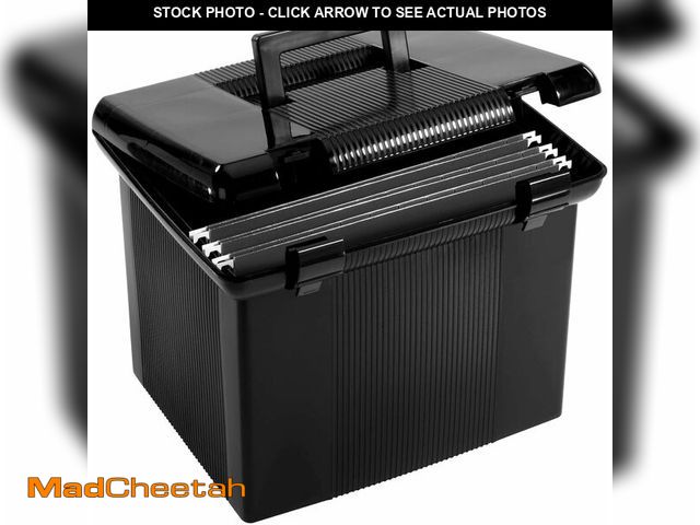 MadCheetah.com - Lot 74-13680179 - Pendaflex Portable File Box with ...