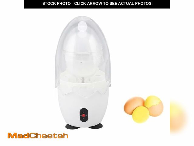 Lot 74-13542553 - Electric Egg Scrambler in Shell, Golden Egg Spinner Hard Boiled Egg Mixer for Babies, Soft Silicone ...