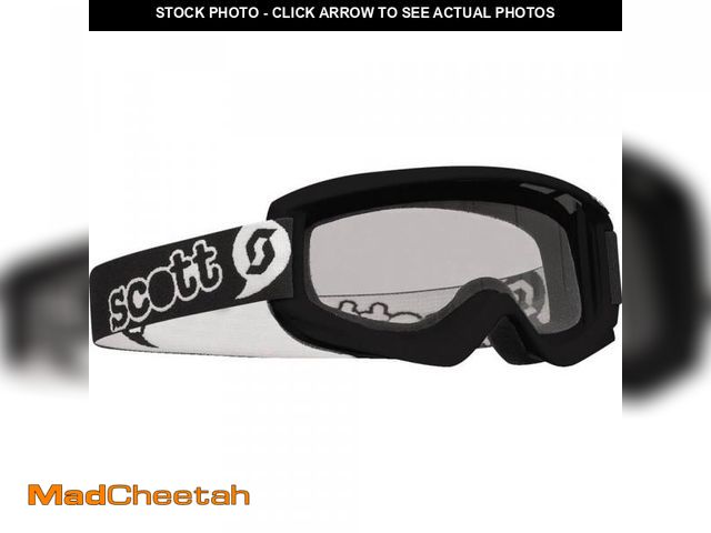 Lot 74-11556367 - SCOTT 272839-0001043 Agent Youth Goggle, Black with Clear AFC Lens - USED