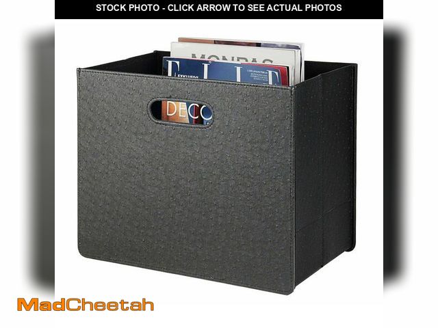 Lot 74-13543953 - HofferRuffer Magazine Basket Holder, Foldable Magazine Rack, Document File Holder Organizer, File Fo...