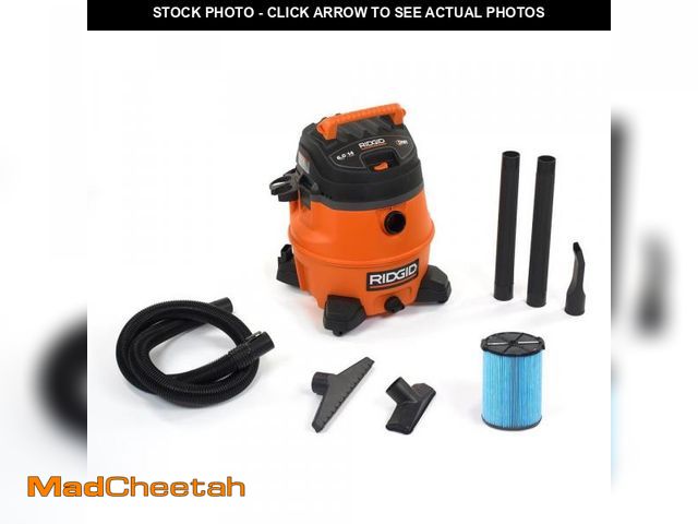 Lot 74-12517413 - RIGID 14 Gal. 6.0-Peak HP Wet Dry Vac - UNUSED