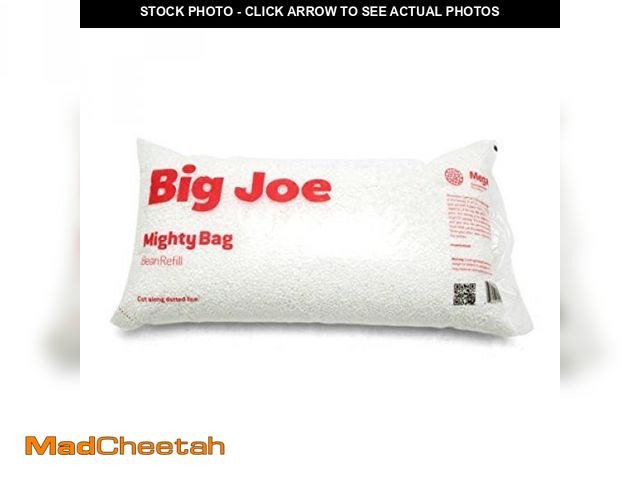 Lot 74-12137529 - Big Joe Bean Refill Polystyrene Beans for Bean Bags or Crafts, 100 Liters - UNUSED