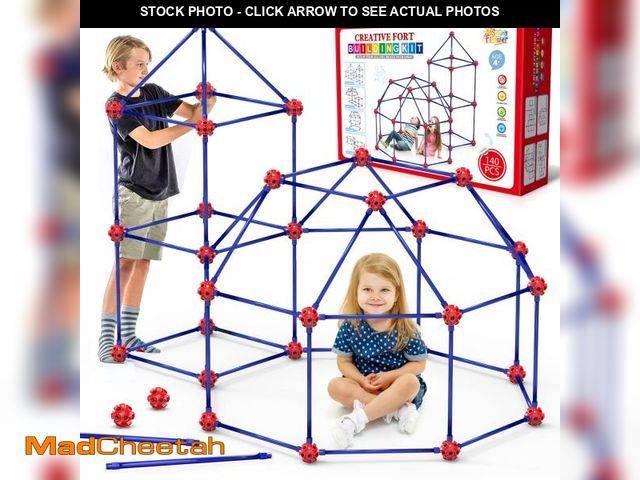 Lot 74-12215823 - Fort Building Kit for Kids,STEM Construction Toys, Christmas &amp; Birthday Gift for 4 5 6 7 8 9 10 ...