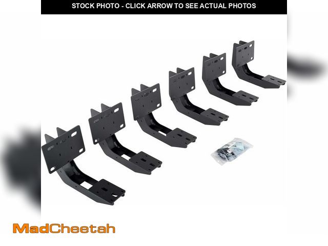 Lot 74-12544079 - Go Rhino RB10 / RB20 Brackets | Mild Steel, Textured Black | 6343065 | Fits 2019 - 2024 Ram 1500 Cre...