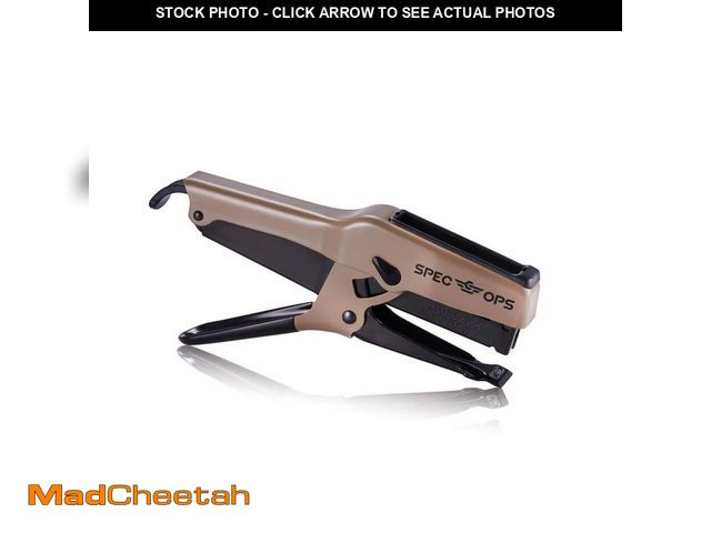 Lot 74-13001131 - SPEC OPS Elite Duty Packaging Plier Stapler, 7/16 Crown, 1/4 in. - 3/8 in. Leg Length Staples - UNUS...