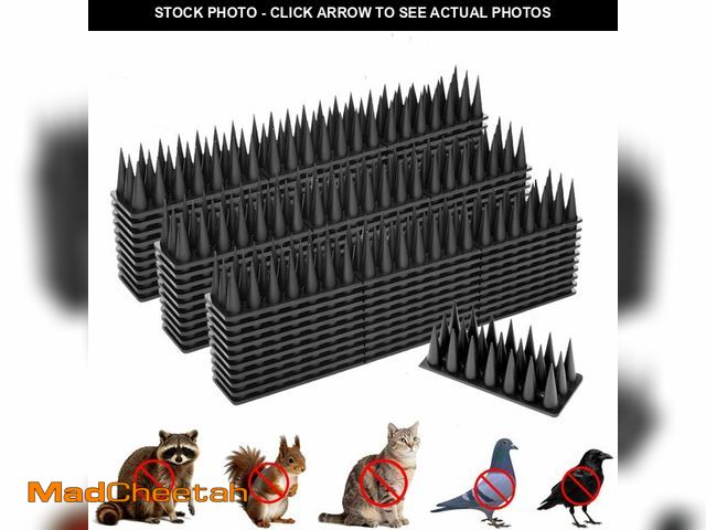 Lot 74-14271139 - PestFlee Bird Spikes, 20 Pack Pigeon Cat Squirrel Raccoon Animal Deterrent Spikes Anti-Climb for Out...