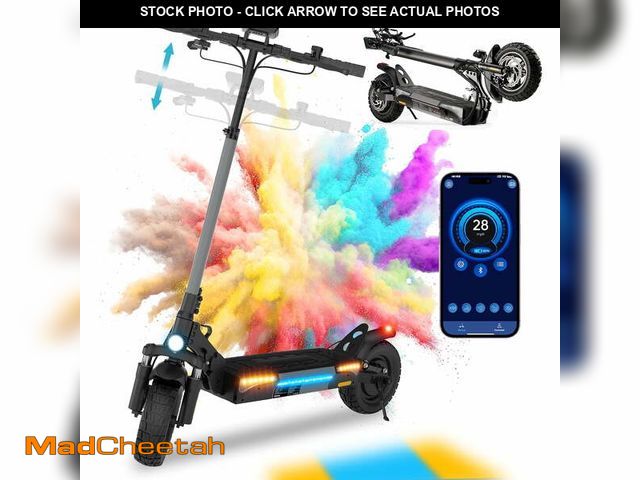 Lot 74-13735003 - Rolldustry R9 Electric Scooter for Adults, 1000W 10" Tire, Max 28 Mph &amp; 28 Miles Range Off-road ...
