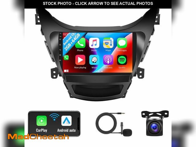 Lot 74-12717118 - SIXWIN 2G+64G Android Car Stereo for Hyundai Elantra 2011 2012 2013 Radio with Wireless Apple Carpla...