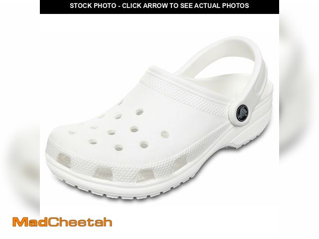 Lot 74-14295986 - Crocs Unisex-Adult Classic Clogs, White, 8 Men/10 Women - UNUSED