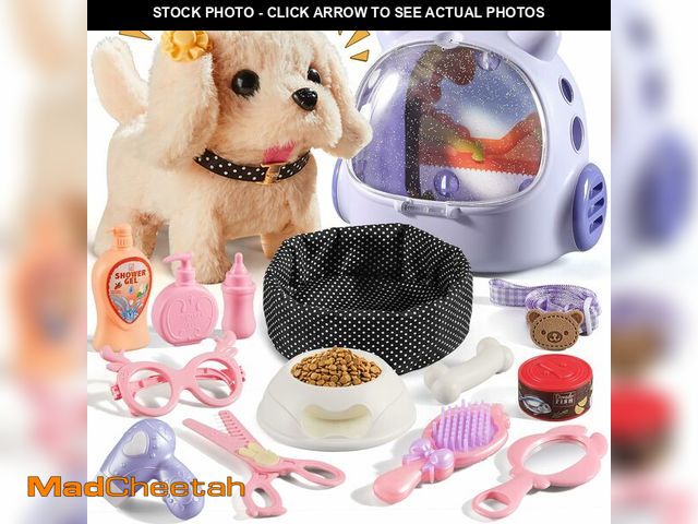 Lot 74-14303502 - Vanvimen 16 Pcs Robot Dog Toys for Girls, Toys for 3 4 5 6 7 8 Year Old Girls Kids Boys, Realistic R...