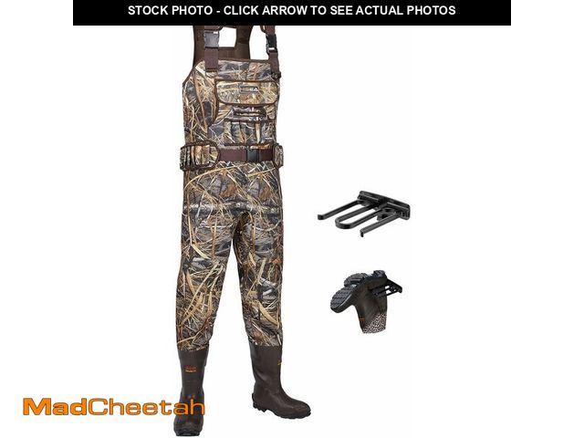 Lot 74-13709763 - HISEA Chest Waders for Men, Hunting Wader with 800G Insulated Boots, 4.5mm Neoprene Waterproof Mens ...