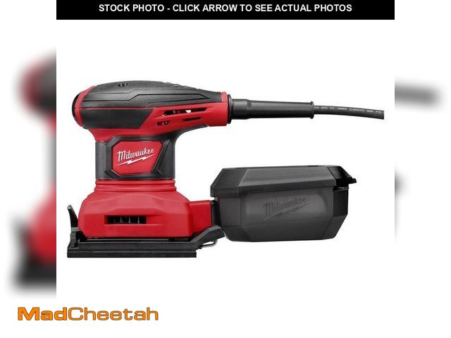Lot 74-12592640 - *MISSING BAG* Milwaukee 3 Amp 1/4 Sheet Corded Palm Sander *MISSING BAG*  - UNUSED