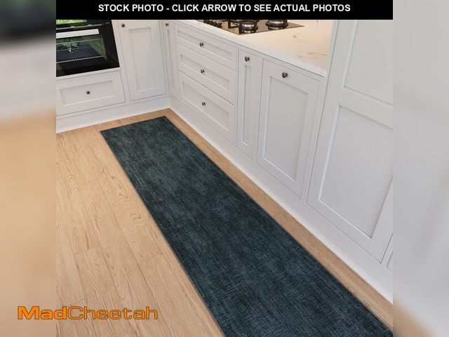 Lot 74-14305100 - Ottomanson Runner Rug 1'10.5" x 8' - Soft Non-Slip Rug, Quick Dry Low Pile Carpet for Entryway, Kitc...