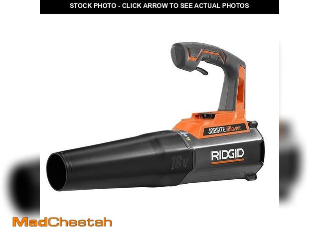 Lot 74-12797551 - RIDGID 18V Cordless 105 MPH Jobsite Handheld Blower (Tool Only) - UNUSED