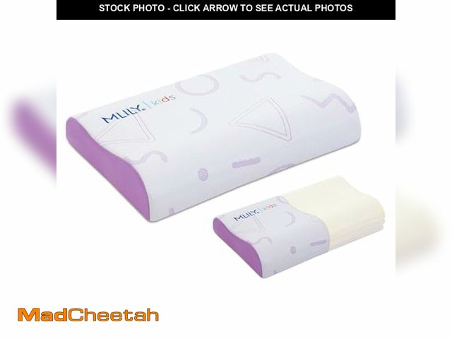Lot 74-12703744 - MLILY Kids Pillow for Sleeping, Adjustable Kids Memory Foam Pillow for Bed Set, Breathable and Soft ...