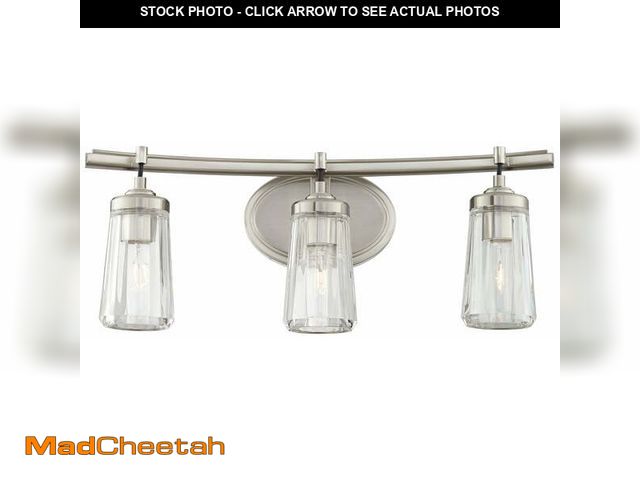 Lot 74-13269670 - Minka Lavery - Poleis - 3 Light Transitional Bath Vanity in Transitional Style - - USED