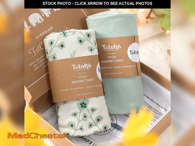 Lot 74-12709756 - Bedside Sleeper Bassinet Fitted Sheets 33x20 for Maxi COSI Iora, Koola Baby, Baby Joy, Angelbliss, K...