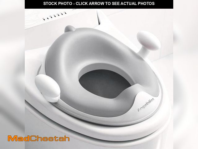 Lot 74-11546332 - ANGELBLISS Baby Potty Training Toilet Seat with Soft Cushion Handles, Haute Collection, Double Anti-...