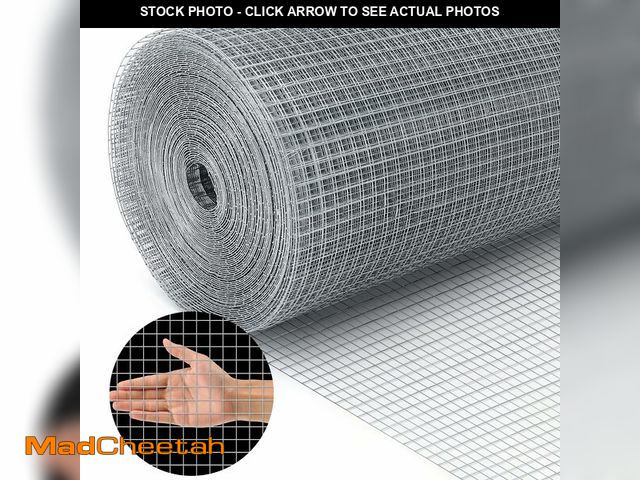 Lot 74-14359156 - Land Guard 19 Gauge Hardware Cloth, 1/2 inch Chicken Wire Fence, Galvanized Welded Cage Wire Mesh Ro...