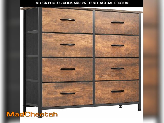 Lot 74-12828309 - YITAHOME 8 Drawers Fabric Dresser, Furniture Storage Tower Cabinet, Organizer for Bedroom, Living Ro...