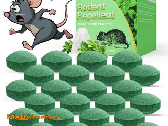 Lot 74-12322568 - 24Pcs Rodent Mouse Repellent, Peppermint Oil to Repel Mice and Rats, Ideal for Indoor Use, Natural I...