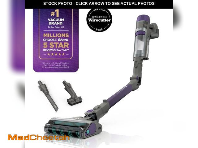 Lot 74-13112956 - Shark PowerDetect Bagless Cordless HEPA Pet Hair Stick Vacuum Cleaner for Multisurface in Gray and C...