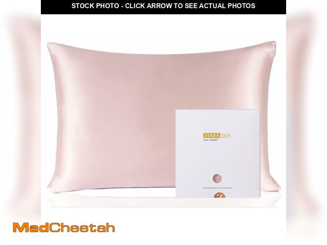 Lot 74-13632412 - ZIMASILK 100% Pure Mulberry Silk Pillowcase for Hair and Skin Health,Soft and Smooth,Both Sides Prem...