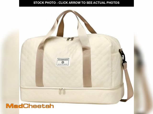 Lot 74-12633278 - Oversized Duffel Bag, Stylish &amp; Durable, Waterproof Compartment, Multi-Functional Carry, Dry Wet...