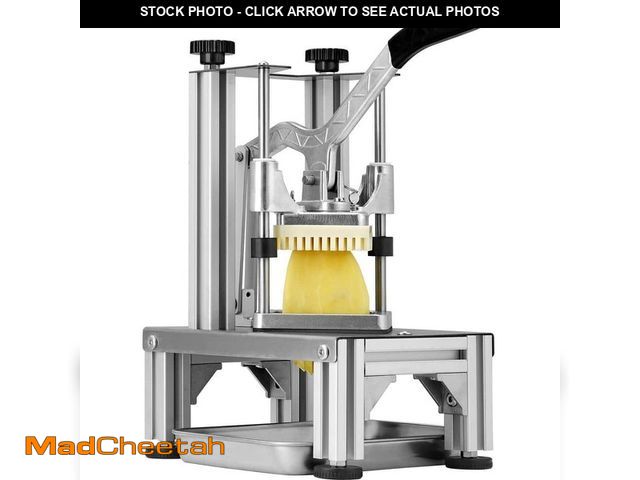 Lot 74-12592928 - VEVOR Commercial Vegetable Dicer Vegetable Chopper 4-Blades French Fry Cutter - UNUSED