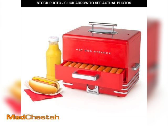 Lot 74-14254593 - Nostalgia Hot Dog Steamer - UNUSED