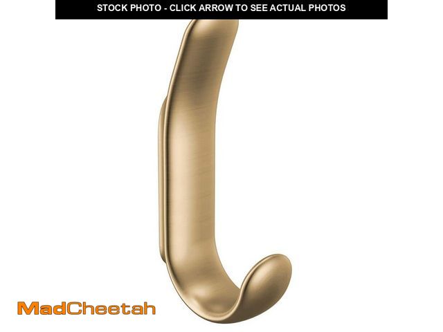 Lot 74-14222678 - Delta Bonacci Gold J-Hook Robe/Towel Hook in Champagne Bronze - UNUSED