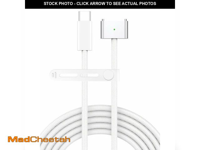 Lot 74-13549761 - USB C to Magnetic 3 Charger Cable for MacBook Air 13.6 15 inch Mac Pro 14 16 M5 M4 M3 M2 M1 2026 202...