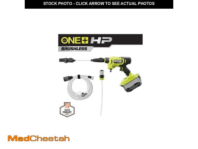 Lot 74-12791771 - Ryobi ONE+ HP 18V Brushless EZClean 600 PSI 0.7 GPM Cordless Cold Water Power Cleaner - USED