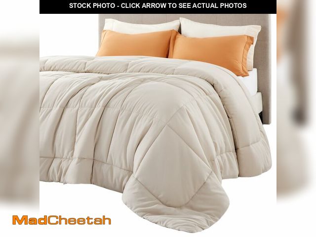 Lot 74-14378436 - Bedsure Comforter Duvet Insert - Quilted Comforters Queen Plus Size, All Season Duvet, GentleSoft Do...