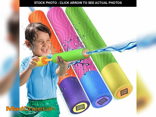 Lot 74-12315424 - Water Gun Squirt Toys for Kids Adults: Outdoor Blaster Water Guns for Kids Age 3-4-5-8-12 Bulk - Fun...
