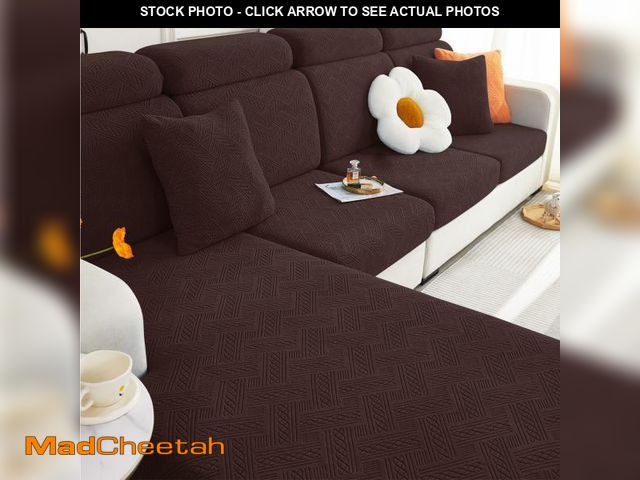 Lot 74-12437423 - hyha Individual Couch Cushion Covers, Stretch Magic Sofa Seat Cushion Covers Washable, Dog Couch Sof...