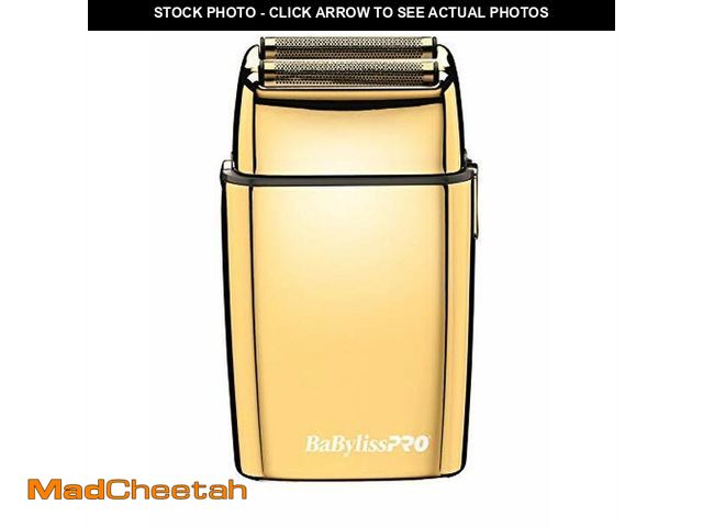 Lot 74-12677603 - BaBylissPRO Baberology Double Foil Shaver FXFS2G GOLDFX Professional Electric Shaver - UNUSED