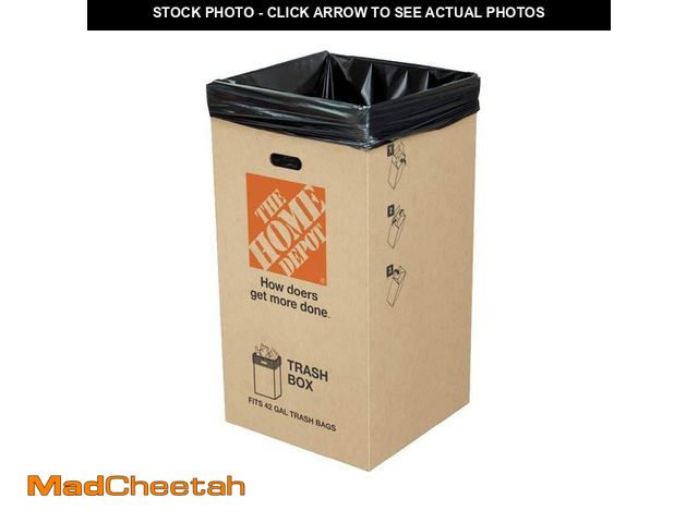 Lot 74-13664574 - The  42 gal. Disposable Trash Can (4 pack) - UNUSED