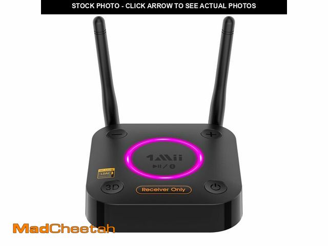 Lot 74-12708193 - 1Mii B06Ultra Bluetooth 5.2 Receiver with LDAC for Hi-Res Wireless Audio, HiFi Bluetooth Audio Adapt...