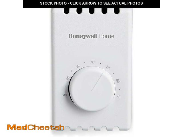 Lot 74-13047079 - Honeywell CT410B Manual 4-Wire Thermostat Premium Baseboard/Line Volt Thermostat, No Network Hub - U...