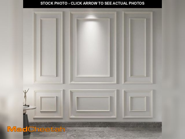 Lot 74-12511349 - Art3d Premade Bilinear Frame Accent Molding Set, Pre-Cut Decorative Wainscoting Panel for Home DÃco...