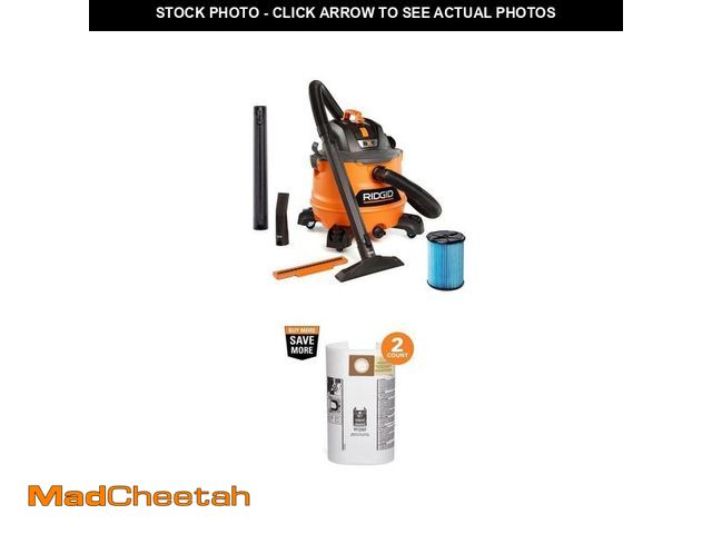 Lot 74-12899874 - RIDGID RIDGID 14 Gal. 6.0 Peak HP NXT Shop Vacuum - USED