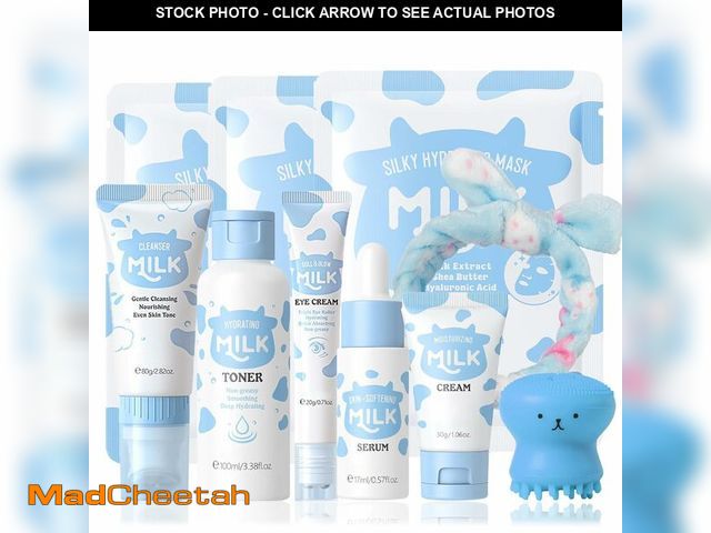 Lot 74-12967968 - 10 In 1 Milk Skincare Products, Milk Skin Care For Teens 10-12 Girls, Natural Skincare For Girls 10-...