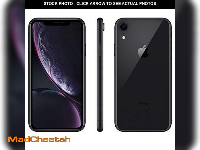Lot 74-5363561 - Apple For iPhone XR, 64GB, Black - (USER LOCKED)  - FOR PARTS/NOT WORKING