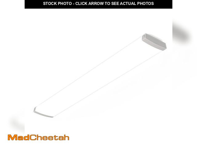 Lot 74-12774062 - Lithonia Lighting Contractor Select TRUN Adjustable Lumen Integrated LED White Wraparound Light Fixt...