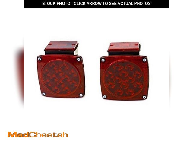 Lot 74-13779127 - MaxxHaul 12-Volt ALL LED Submersible Trailer Tail Lights (Turn/Stop/Signal-Left/Right - DOT Complian...
